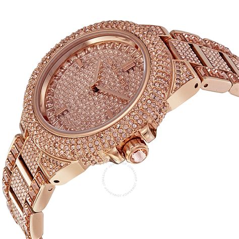 michael kors camille rose gold tone ladies watch|camille rose gold tones.